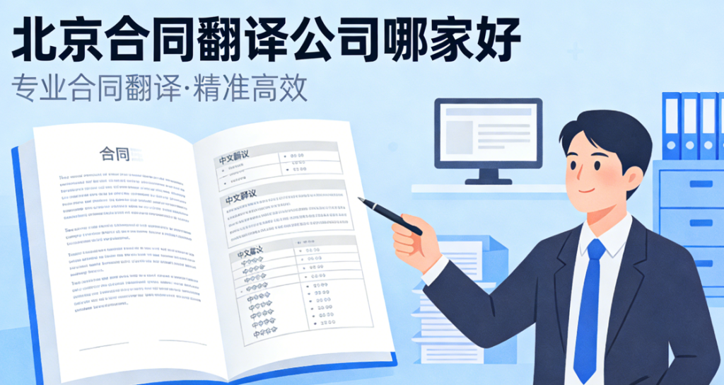 北京合同翻译公司哪家好？北京合同翻译机构推荐