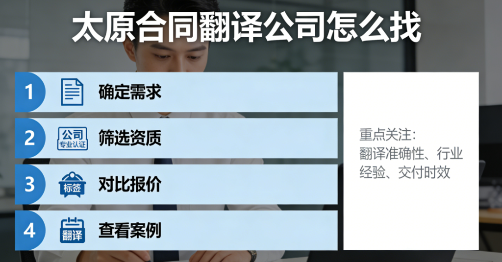 太原合同翻译公司怎么找?