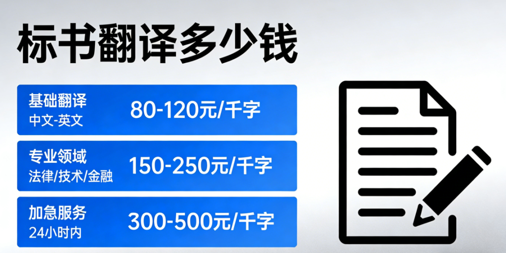 标书翻译多少钱一份？2026标书翻译报价