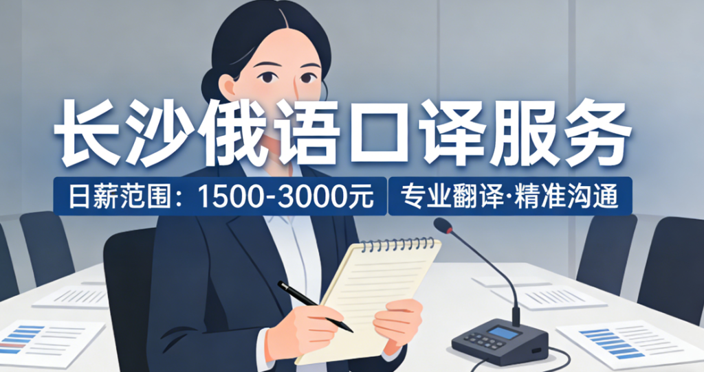 长沙俄语口译多少钱一天