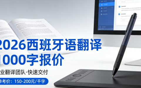 2026西班牙语翻译1000字多少钱？西语翻译千字报价