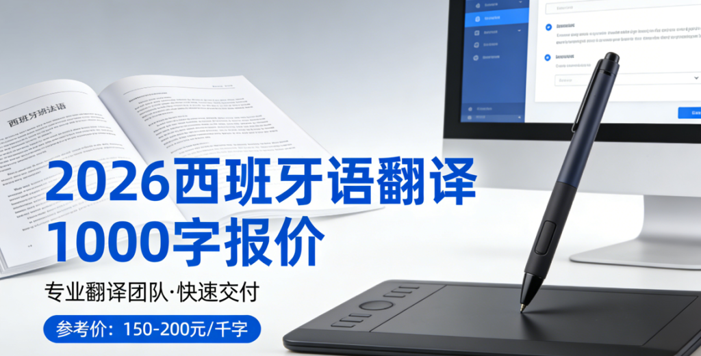 2026西班牙语翻译1000字多少钱？西语翻译千字报价